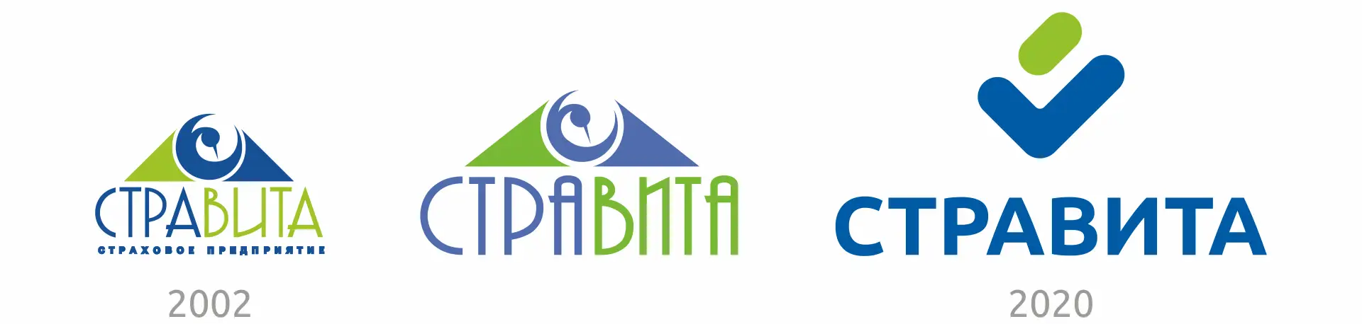 Эвалюцыя лагатыпа Стравіта